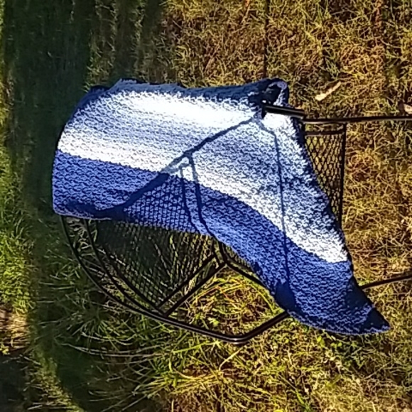 Afghan Scarf Shawl Winter Blanket - Shawl Hand Made - Picture 9 of 9